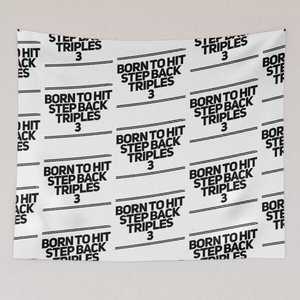 Item preview, Born to hit step back triples 3 designed and sold by mademan3.