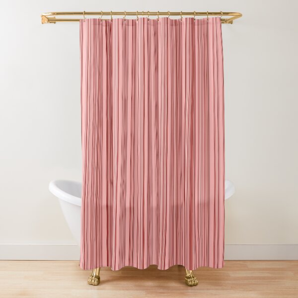 ean feelgood Honeysuckle dark red Shower Curtain