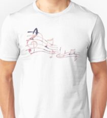 Floral Music Note Unisex T-Shirt