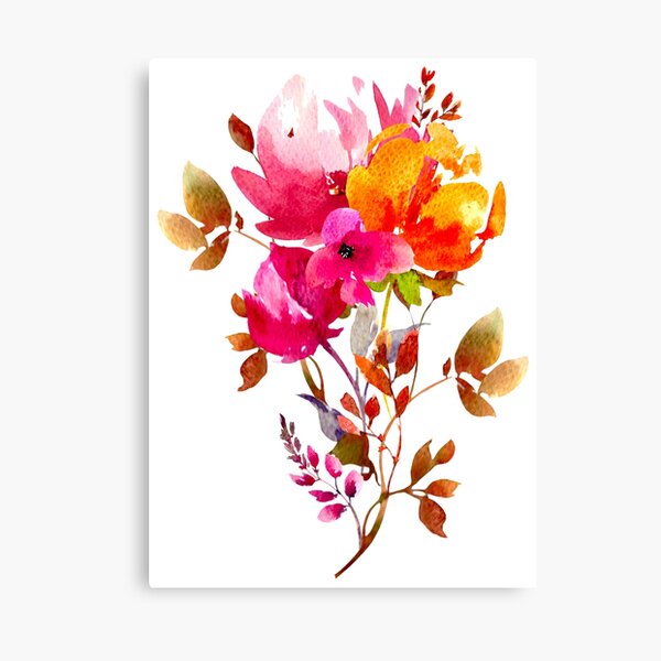 Bright Bouquet Canvas Print