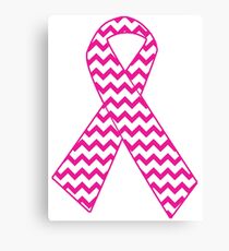 Breast Cancer Ribbon Canvas Print