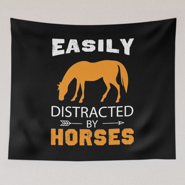 Item preview, Easily Distracted By Horses designed and sold by Alpha555.