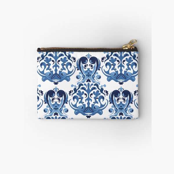 Item preview, Blue Damask designed and sold by pugmom4.