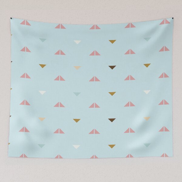 Item preview, Rustic Pastel Triangles  designed and sold by magentasponge.