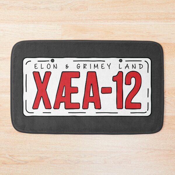 Item preview, X Æ A-12 Licence Plate [Roufxis-Rb] designed and sold by RoufXis.