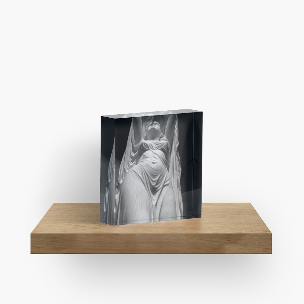 Undine Rising from the Waters. Chauncey Bradley Ives Acrylic Block