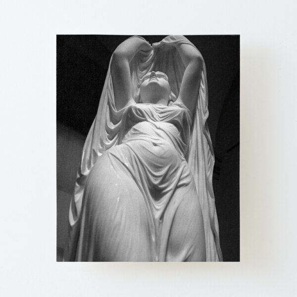 Undine Rising from the Waters. Chauncey Bradley Ives Canvas Mounted Print