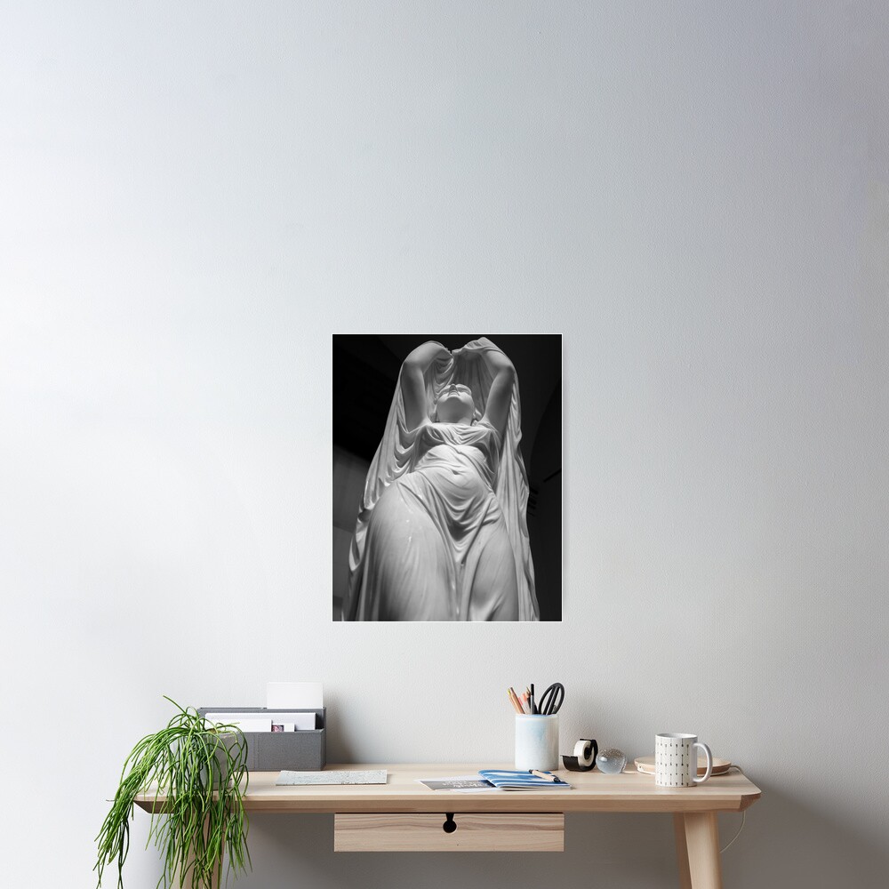Undine Rising from the Waters. Chauncey Bradley Ives Poster