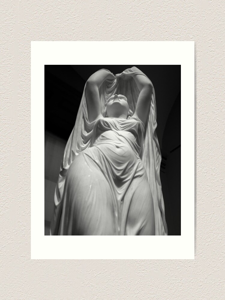 Alternate view of Undine Rising from the Waters. Chauncey Bradley Ives Art Print