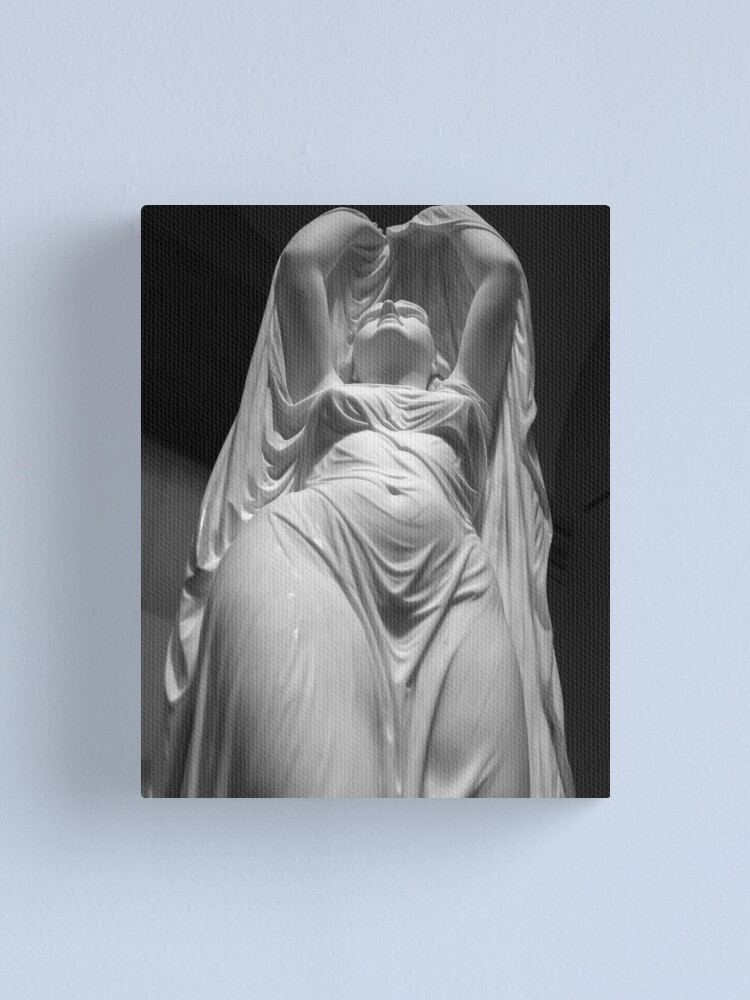 Alternate view of Undine Rising from the Waters. Chauncey Bradley Ives Canvas Print