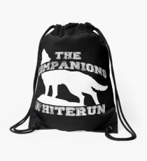 The companions of Whiterun - White Drawstring Bag