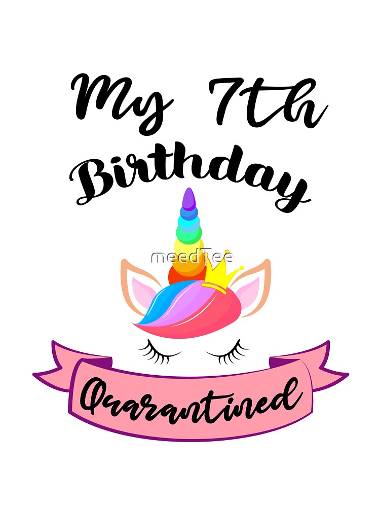 its my 7th birthday