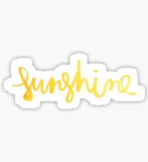 Gold Sonnenschein Sticker