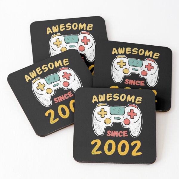 Item preview, Retro Vintage Awesome Since 2002 Birthday Gift Video Games Lover designed and sold by BeYourOwnHero.