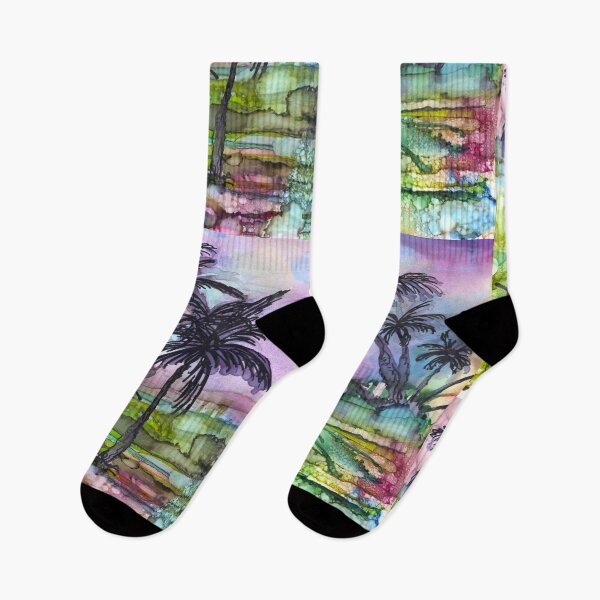 Item preview, Dusky Palms-Kapiolani Park designed and sold by Debra Zeleznik.