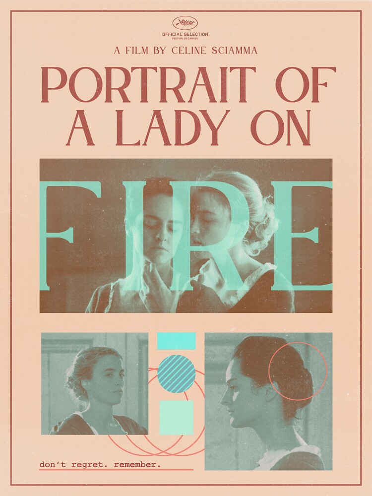 "Portrait of a Lady on Fire Poster" Sticker for Sale by Snozzcumbersux