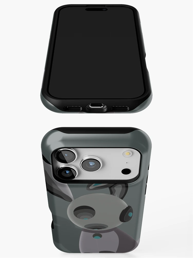 Thumbnail 3 of 4, iPhone Case, Cute Rabbit robot designed and sold by Rococodesigns.