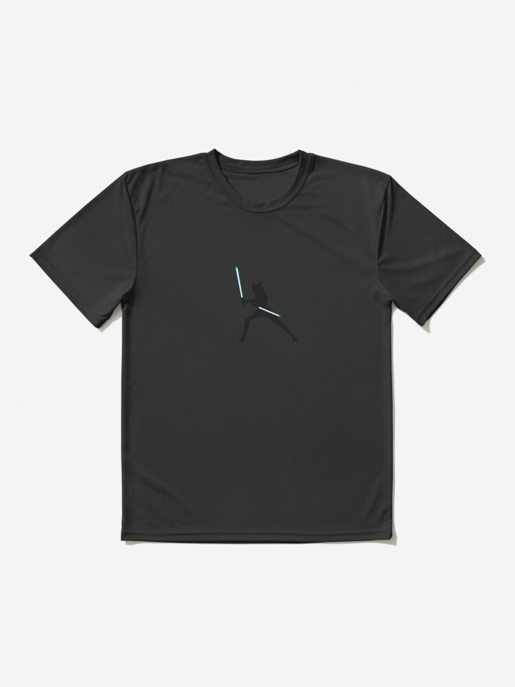 Alternate view of Ahsoka Tano with blue lightsabers Active T-Shirt