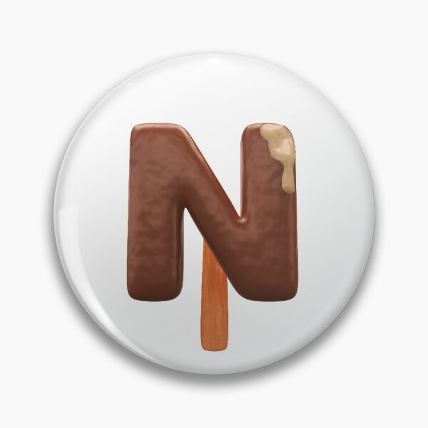 Item preview, N Ice Cream N Letter 3d Alphabet Chocolate designed and sold by HelloFromAja.