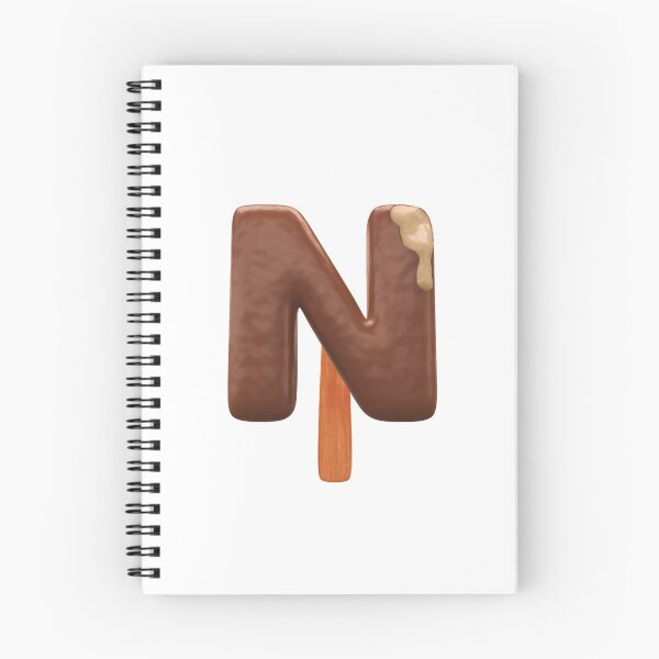 Item preview, N Ice Cream N Letter 3d Alphabet Chocolate designed and sold by HelloFromAja.