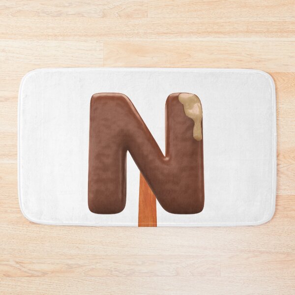 Item preview, N Ice Cream N Letter 3d Alphabet Chocolate designed and sold by HelloFromAja.