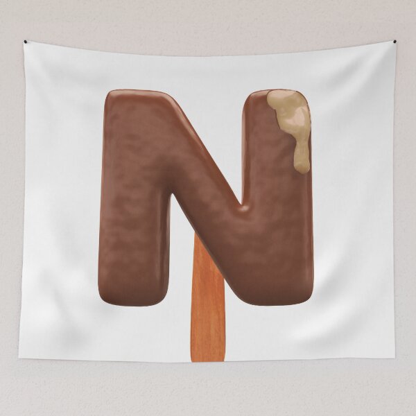 Item preview, N Ice Cream N Letter 3d Alphabet Chocolate designed and sold by HelloFromAja.