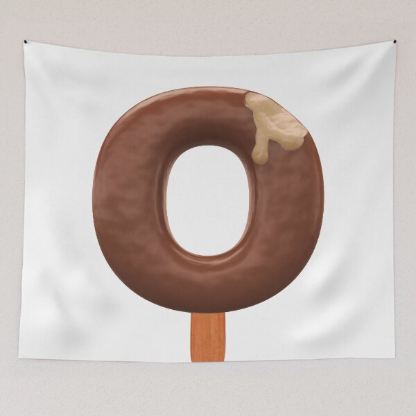 Item preview, O Ice Cream O Letter 3d Alphabet Chocolate designed and sold by HelloFromAja.