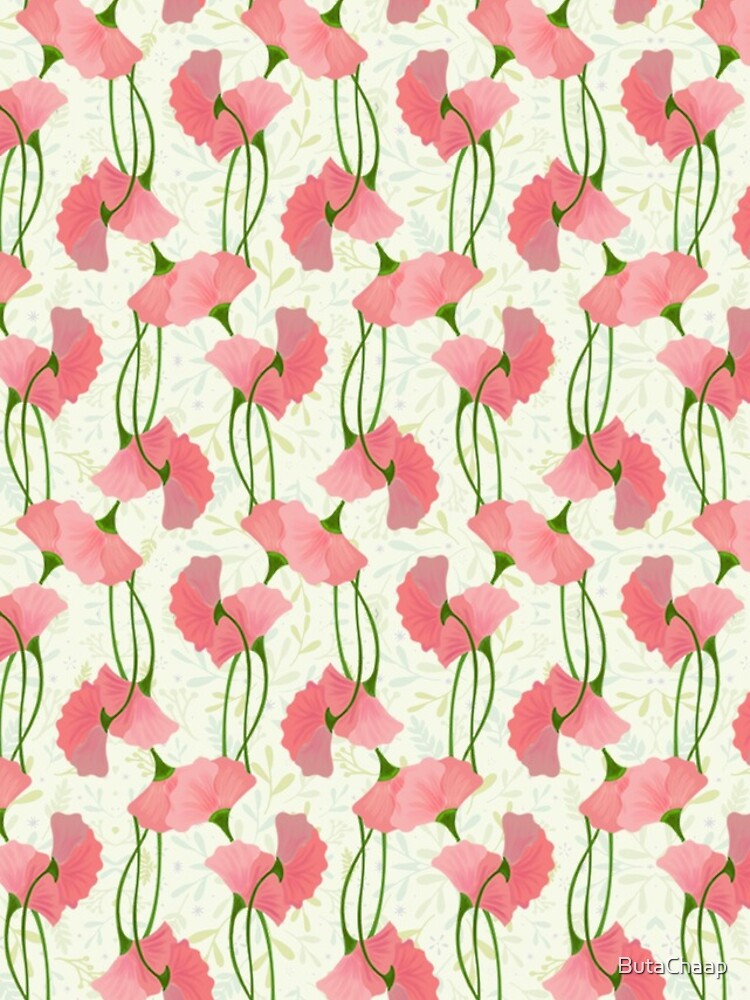 Thumbnail 5 of 5, iPhone Case, Delicate Flower Pattern designed and sold by ButaChaap.