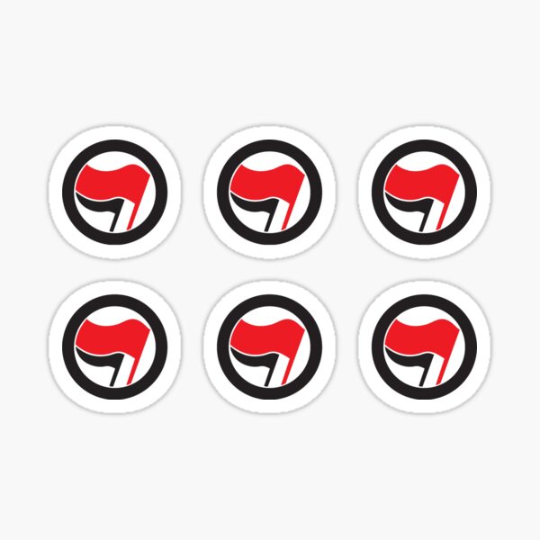 Item preview, Antifa Logo x6 Pack designed and sold by RadicalPrintsByCas.