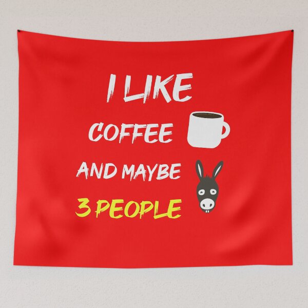 Item preview, i like coffee and maybe 3 people designed and sold by rachidhaz.