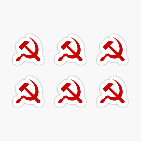 Item preview, Hammer and Sickle x6 Pack designed and sold by RadicalPrintsByCas.