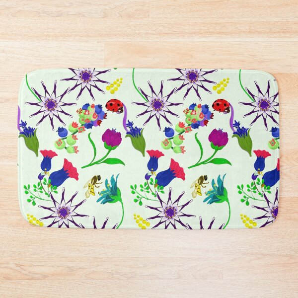 Item preview, Honey bees and bugs in the garden designed and sold by ButaChaap.