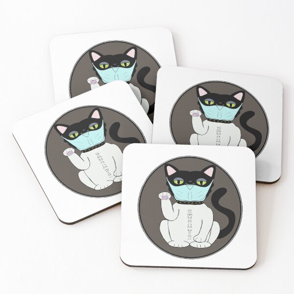 Item preview, Cat wearing a mask designed and sold by ppscale.