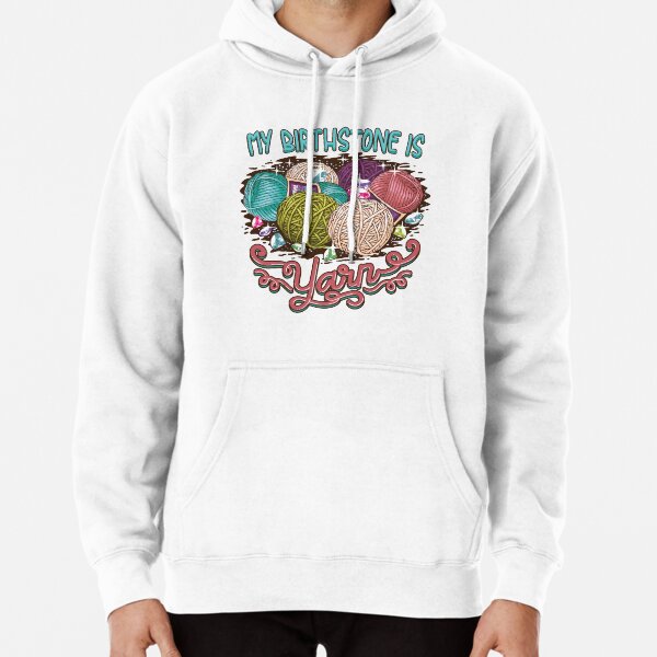 Copy of Birthstone yarn Crochet Lover shirt Pullover Hoodie
