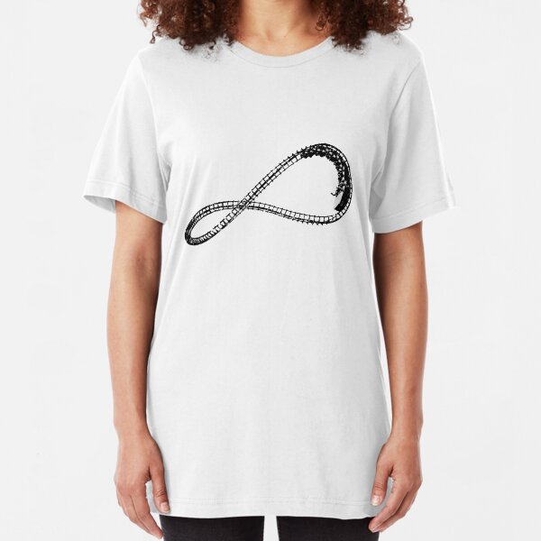 MöbiusTrip (Roller Coaster) Slim Fit T-Shirt