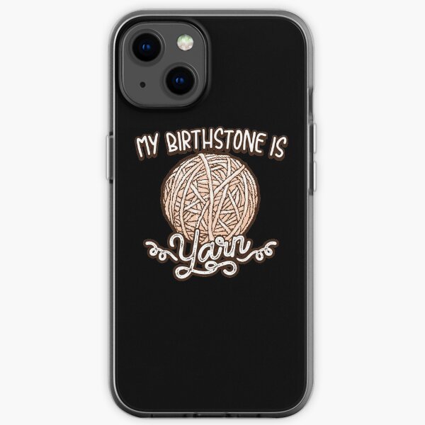 Copy of Birthstone yarn Crochet Lover shirt iPhone Soft Case