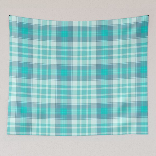 Item preview, Aqua Blue Tartan Pattern S2 designed and sold by webgrrl.