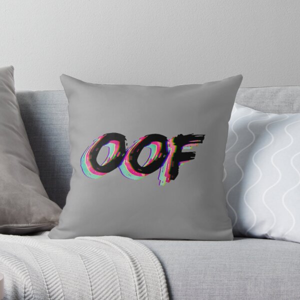 OOF Head Roblox Throw Pillow by Vacy Poligree - Pixels