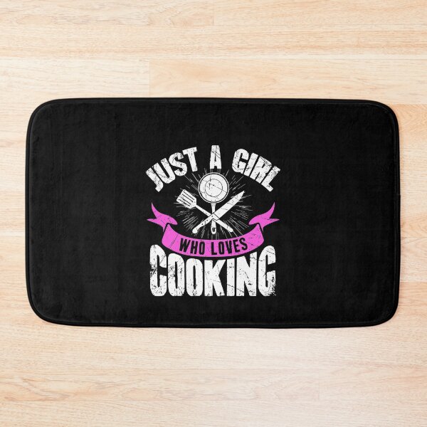 Item preview, Just A girl who loves cooking designed and sold by Captain Mood.