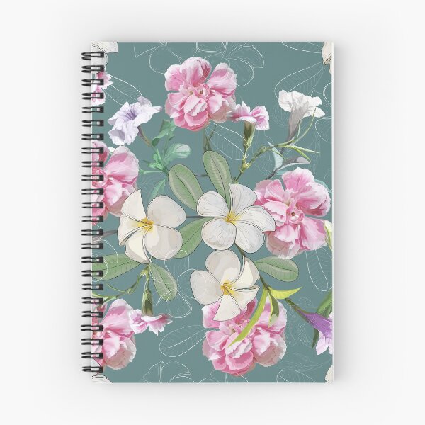 Item preview, Plumeria and carnation flower illustrate designed and sold by WeeraS.