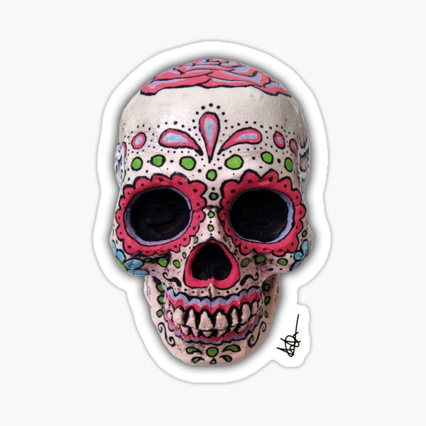 Real Sugar Skull !!! Sticker