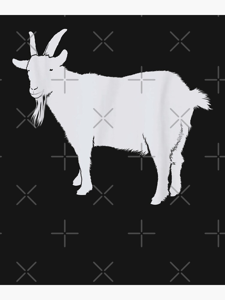 Goat Silhouette Graphic T-Shirt Best Funny Cool Emoji Gift Goat Silhouette Graphic T-Shirt Best Funny Cool Emoji Gift