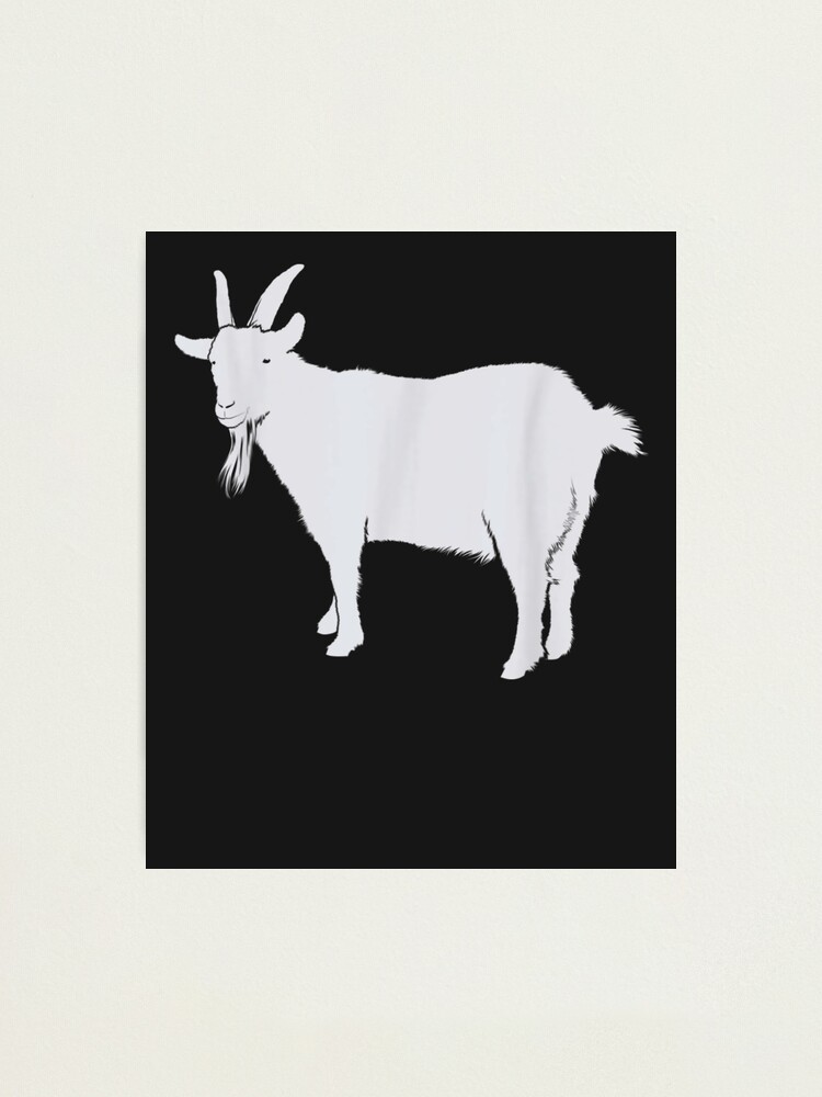 Goat Silhouette Graphic T-Shirt Best Funny Cool Emoji Gift Goat Silhouette Graphic T-Shirt Best Funny Cool Emoji Gift