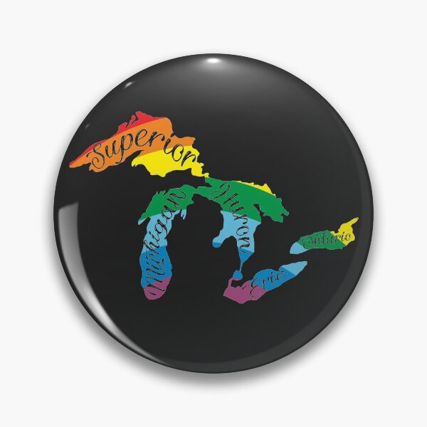 Item preview, All Michigan Great Lakes Rainbow Colors designed and sold by alenaz.