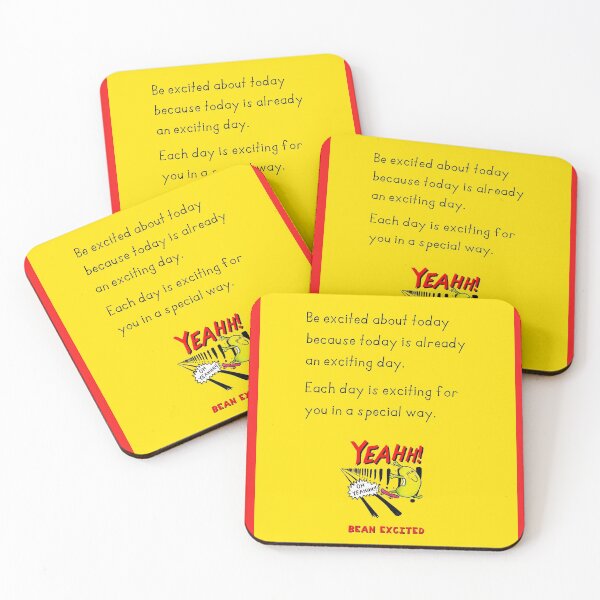 Item preview, Powerful Affirmations Bean Made Fun - Bean excited designed and sold by Justbeanhappy.