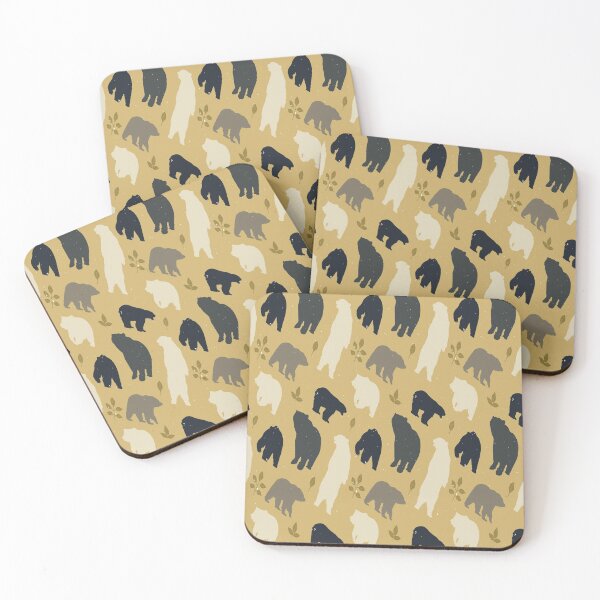 Item preview, Bear pattern bear nature grizzly designed and sold by Onair555.