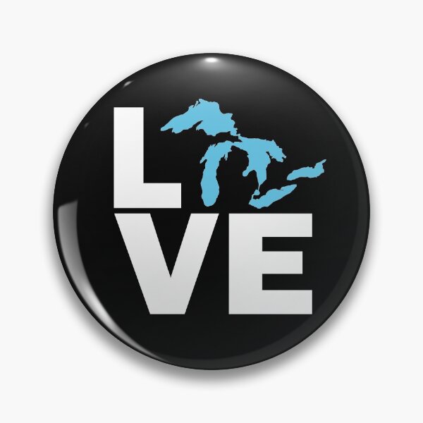Item preview, I love Michigan Great Lakes Blue Water  designed and sold by alenaz.