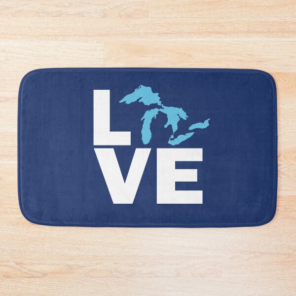 Item preview, I love Michigan Great Lakes Blue Water  designed and sold by alenaz.
