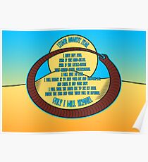 Litany Against Fear Poster