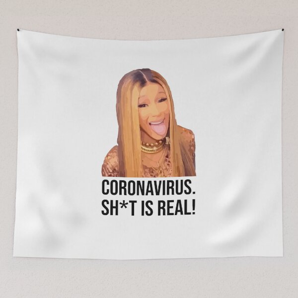 Item preview, Cardi B - Coronavirus designed and sold by serendipitous08.